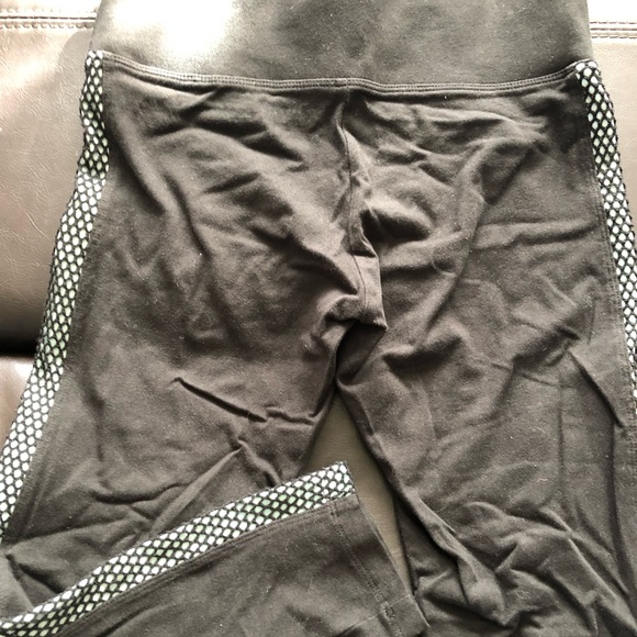 PINK cropped cotton legging. Size XS. - Picture 4 of 5